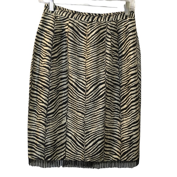Silkland Skirt, Animal Print Skirt, Size: 6 - Picture 1 of 4